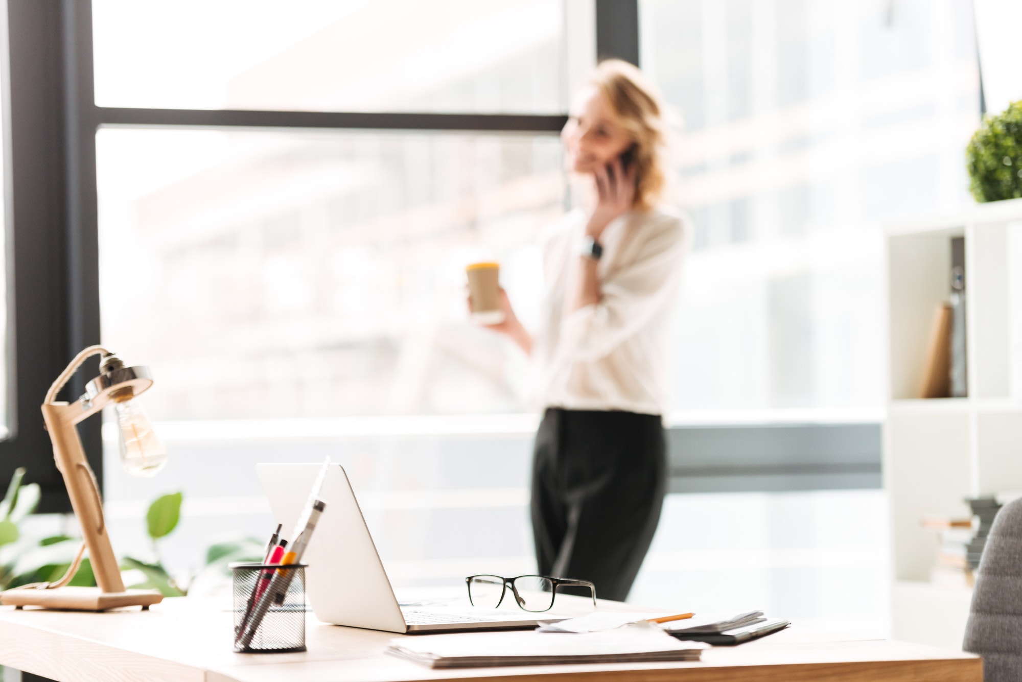 Business woman in office